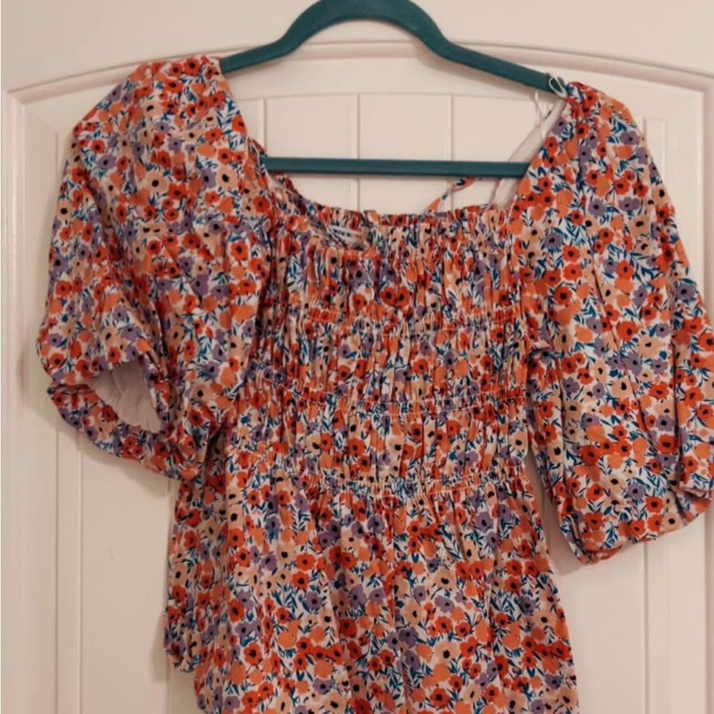 Love Notes Multicolor Floral Blouse